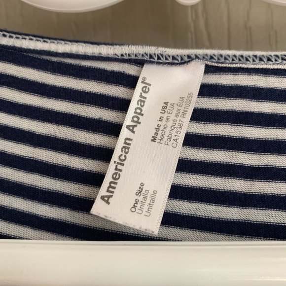 american apparel striped crop top - Picture 3 of 6